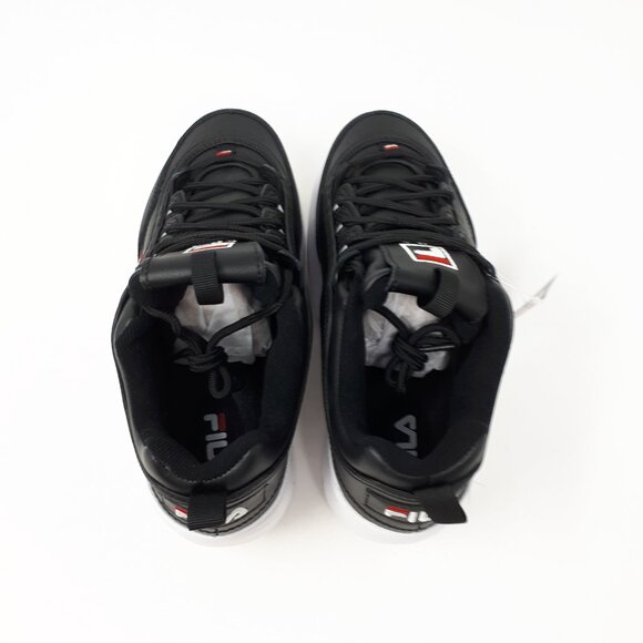 NEW Fila Disruptor 2 Wedge Platform Shoe Sneaker Chunky Retro Black Womens Sizes - Picture 7 of 13